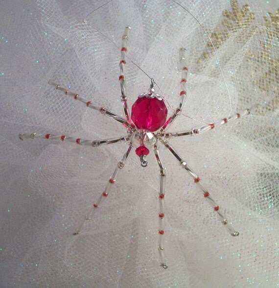 red glass spider christmas ornament with by thespiderlady red glass spider christmas ornament with by thespiderlady