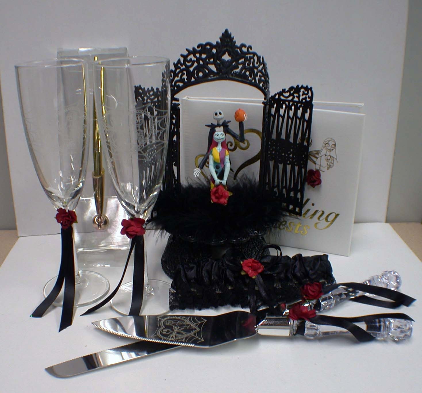 nightmare before christmas wedding cake topper by nightmare before christmas wedding cake topper by