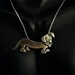 Sterling Silver Dachshund Necklace - DiDi