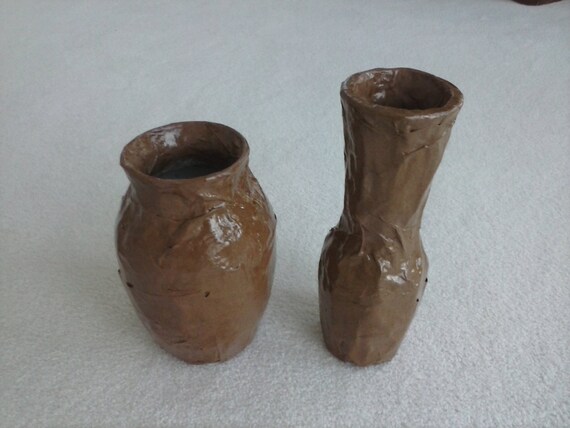 Brown Upcycled Glass Vases-Set of 2 Il_570xn
