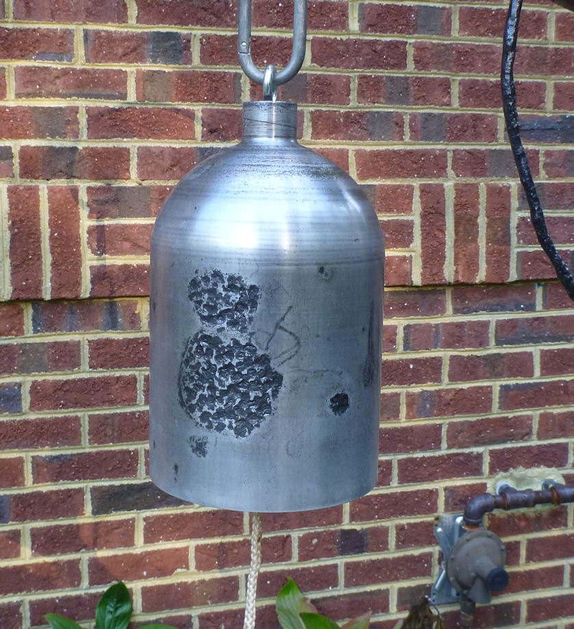 Scuba diver diving tank bell wind chime gong by PSACustomCreations