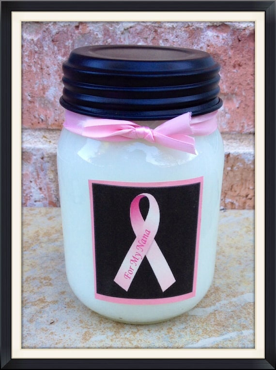 Breast Cancer Awareness Candles by ScentsYouLove on Etsy