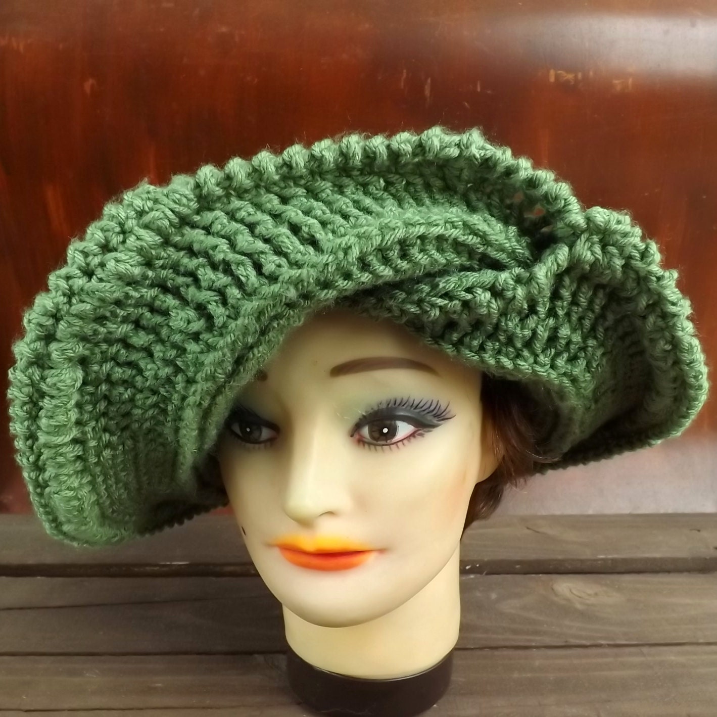 Crochet Hat Pattern FRONTIER Wide Brim Hat by ...