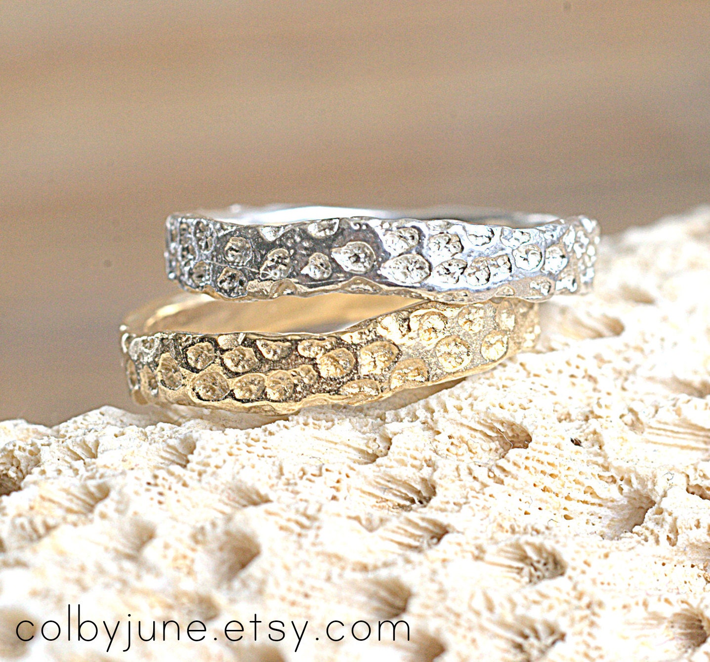 Gold Vermeil Coral Ring| Rings| Contemporary Ring Designs - ColbyJuneJewelry