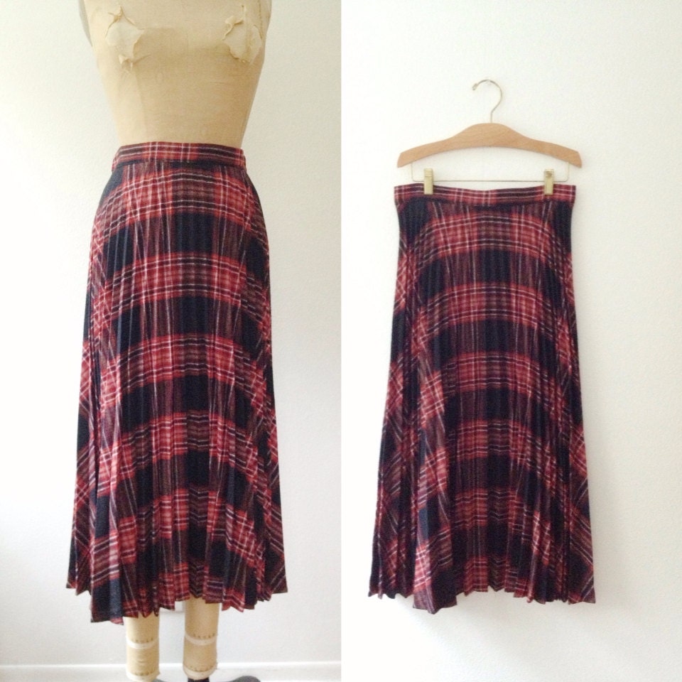 Wool Skirt Plaid 4