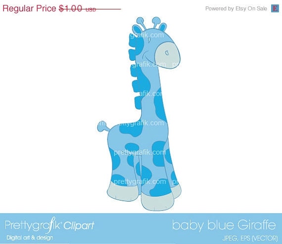 60% OFF baby giraffe clipart commercial use, vector graphics, digital clip art, digital images - CL351 Il_570xn