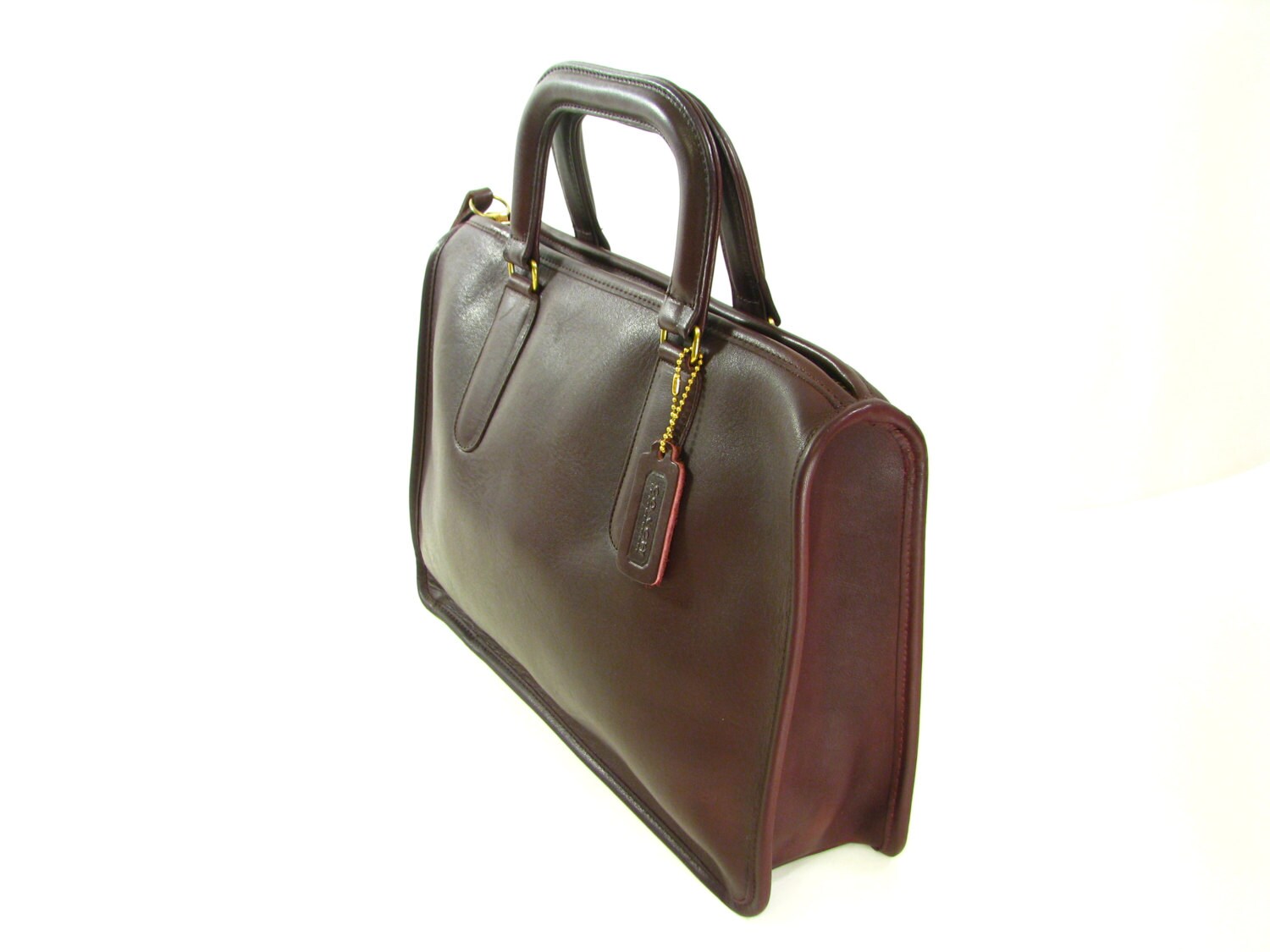 coach portfolio briefcase