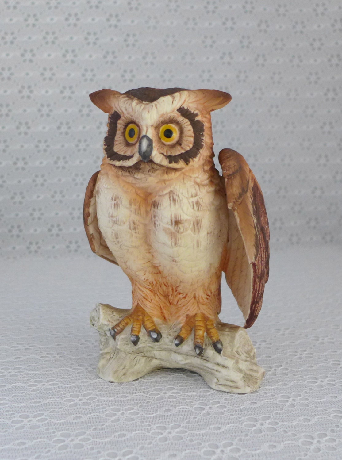Vintage Owl Figurine Kelvin Fine China by