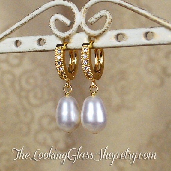 Kate Middleton Inspired Pearl Drop by on Etsy