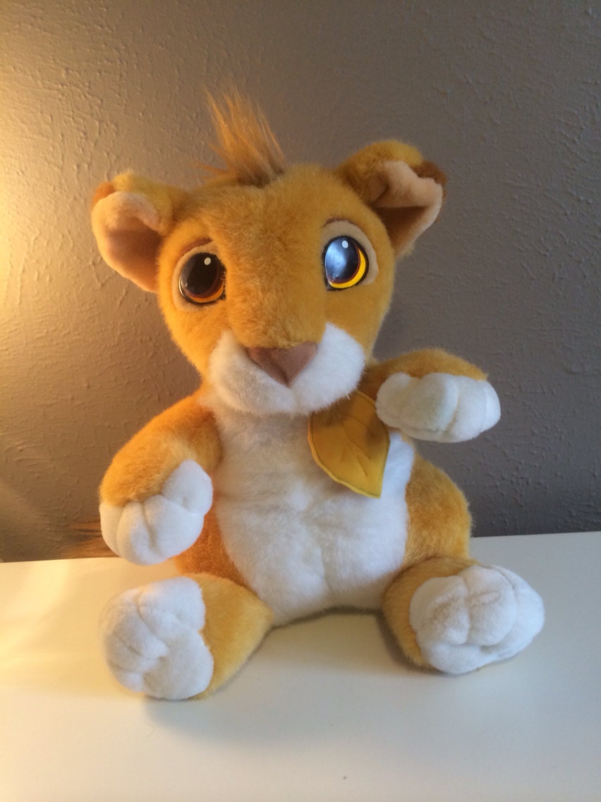 Lion King Plush Talking Simba 1993 Mattel By Lanemckenzie On Etsy 6143