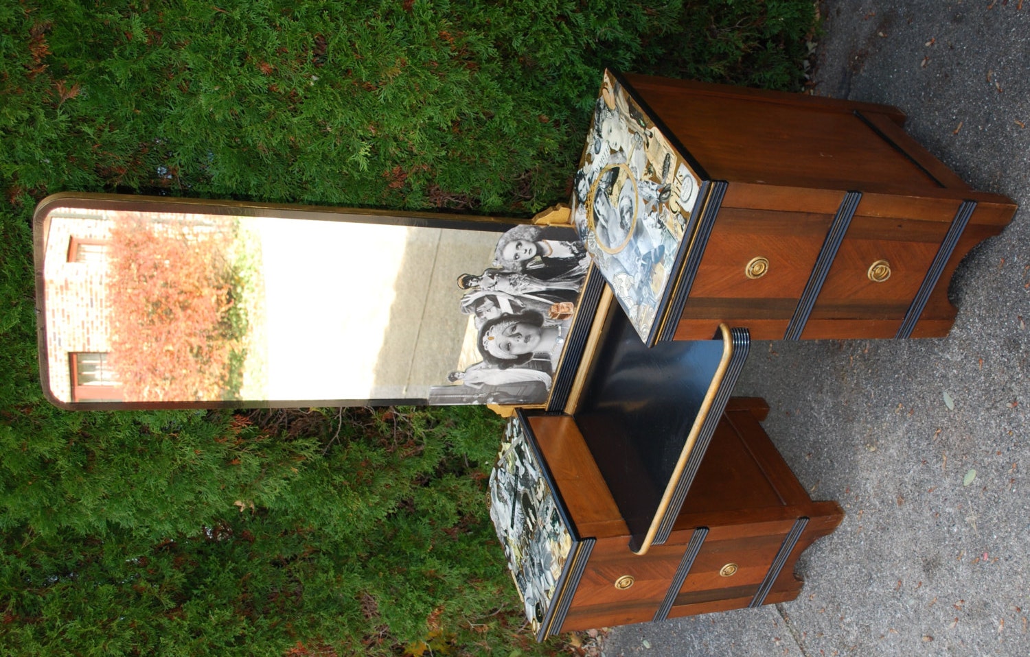 Items similar to Vintage Art Deco Vanity, Custom 1920's Vanity, Vintage