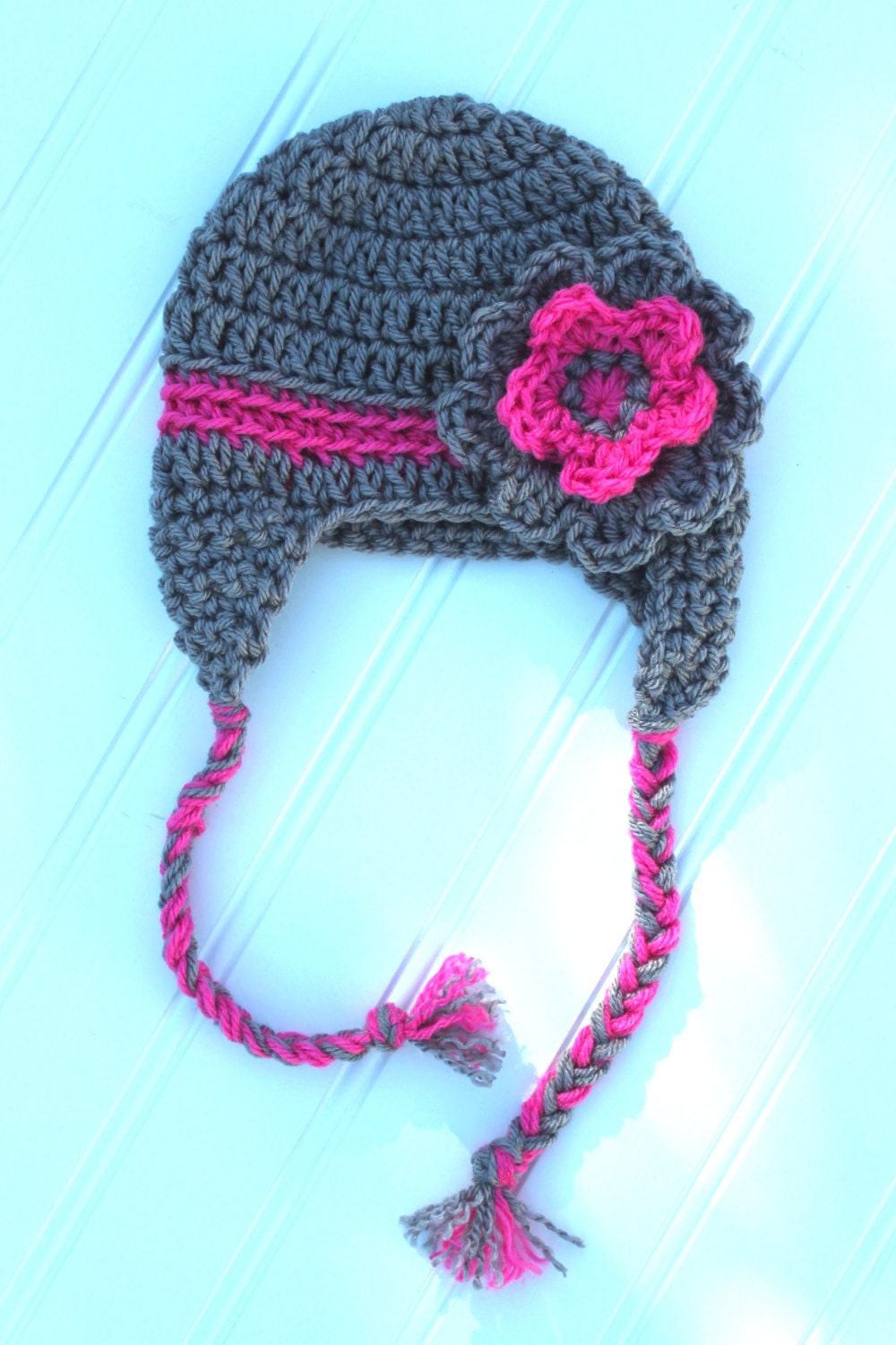 Crochet Winter Hat With Ear Flaps
