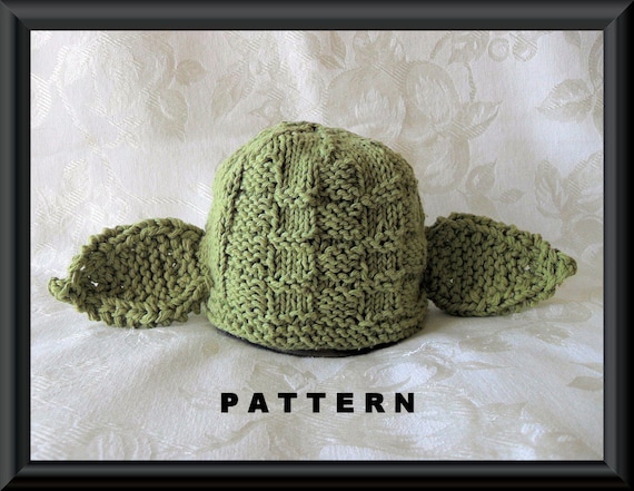 Yoda Baby Hat Knitting PatternChildren by CottonPickings ...