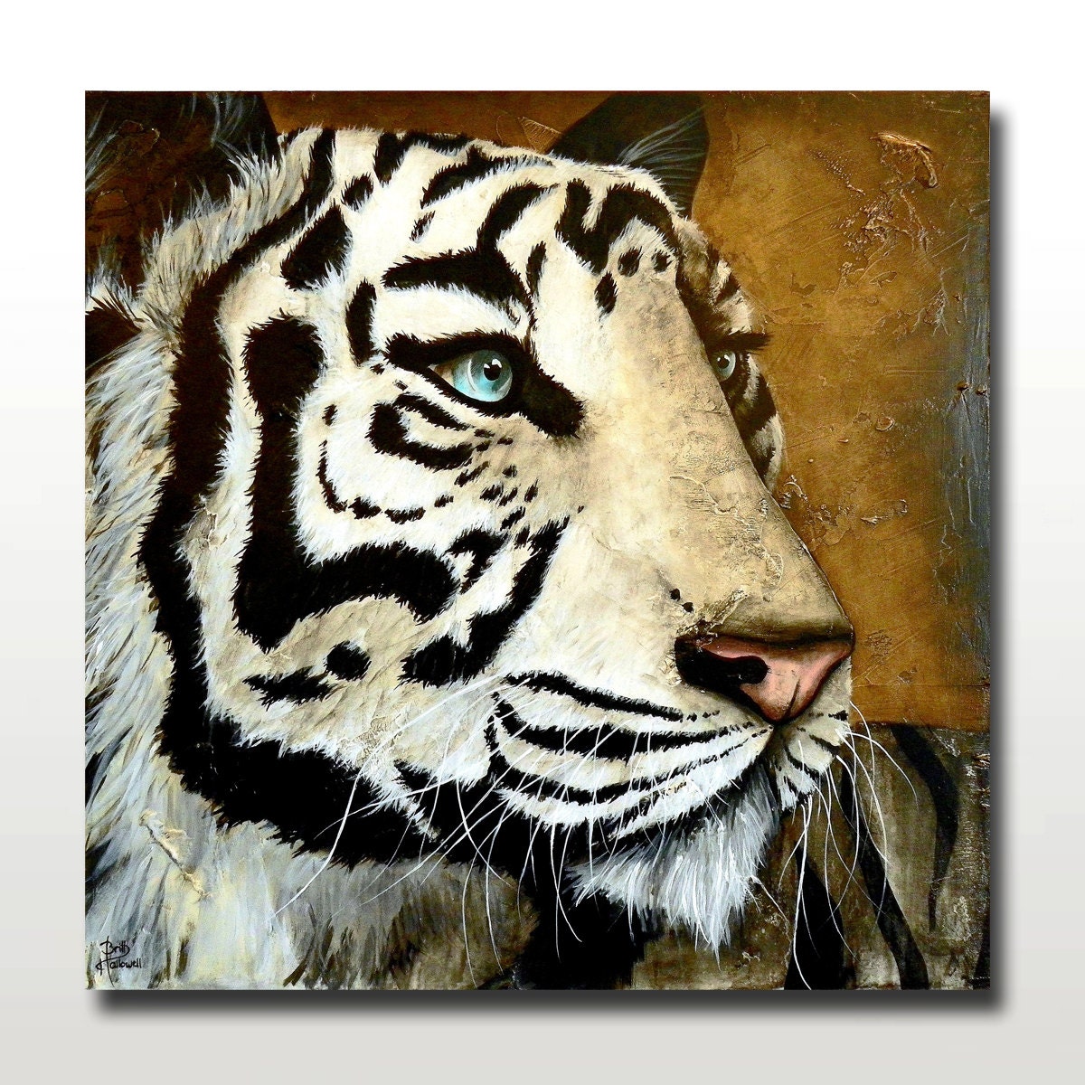 ER SLEEP Original Painting Heavily Textured b