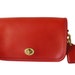 Authentic Classic Coach Flame Red Leather Demi Crossbody ShoulderBag