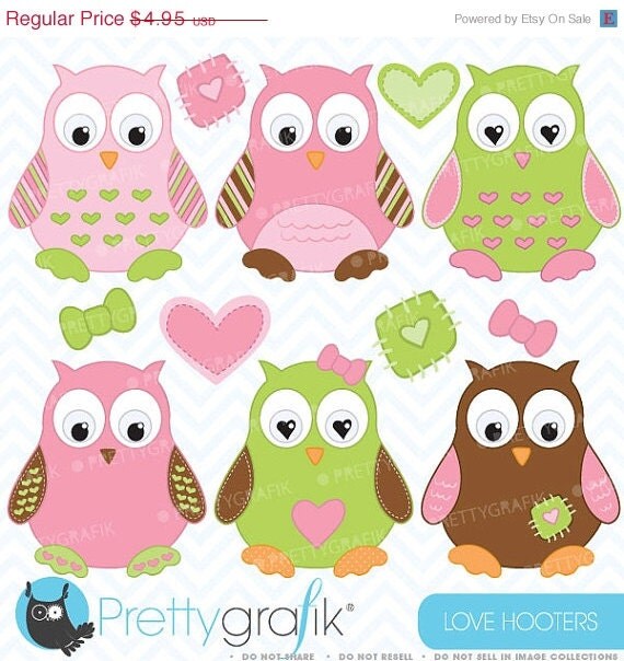 70% OFF SALE Owl clipart commercial use, vector graphics, digital clip art, digital images - CL374 Il_570xn