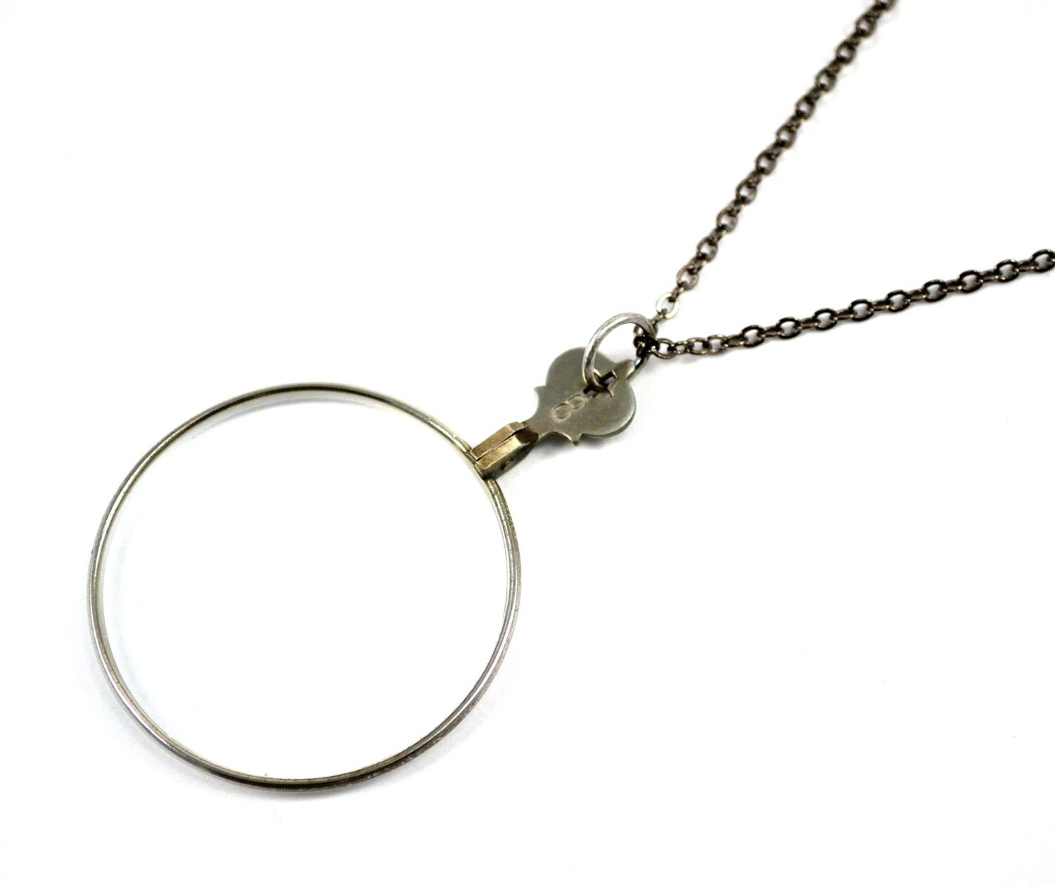Magnifying picture necklace Clearance