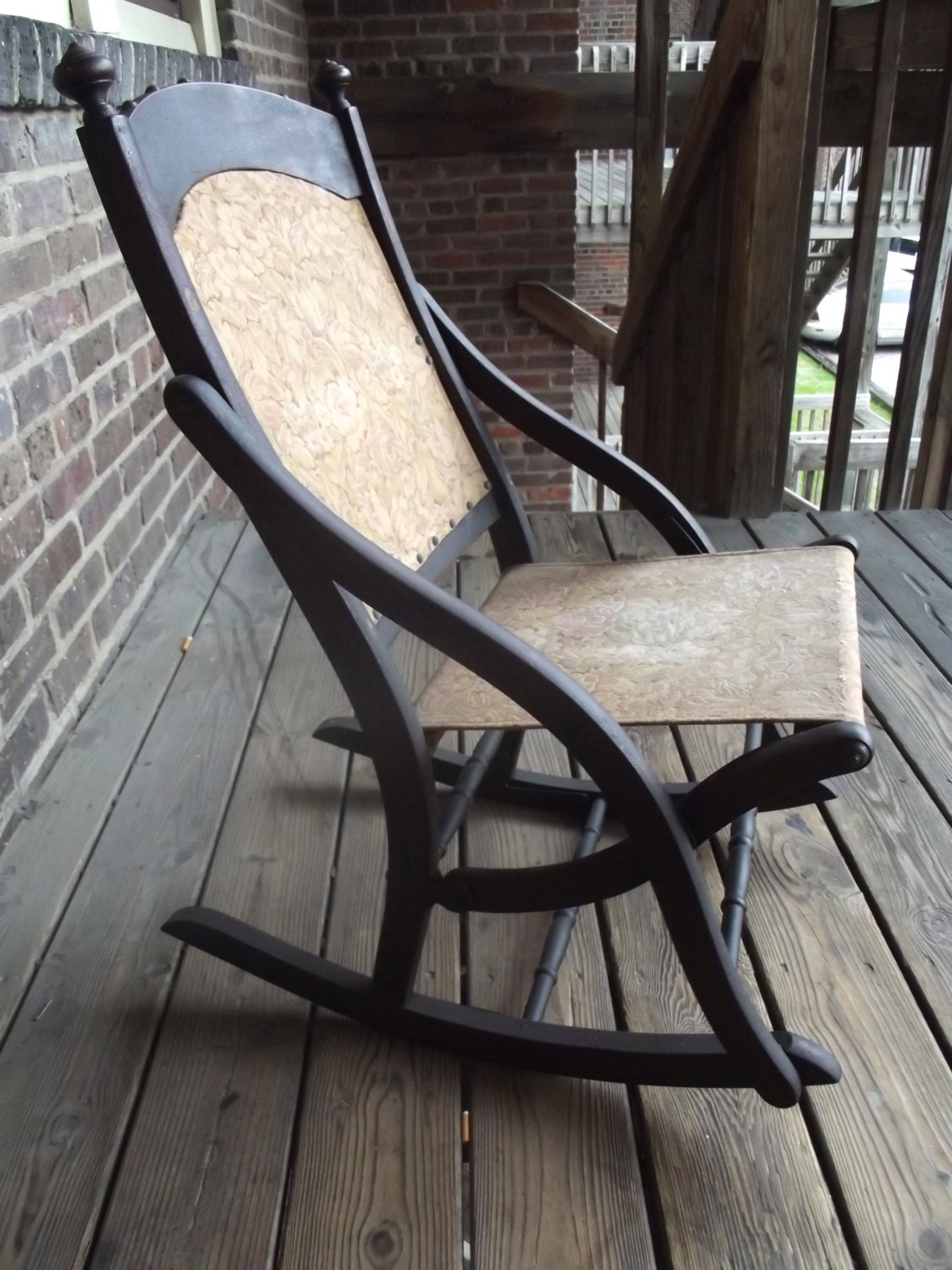 Items similar to FIRST EDITION 1876 Antique Folding Mini Rocking Chair