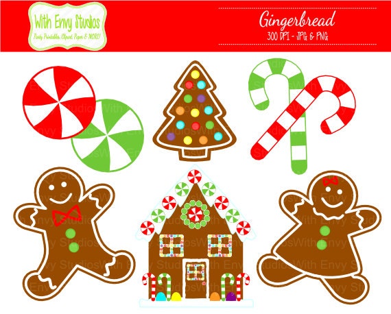 christmas clip art gingerbread house - photo #15