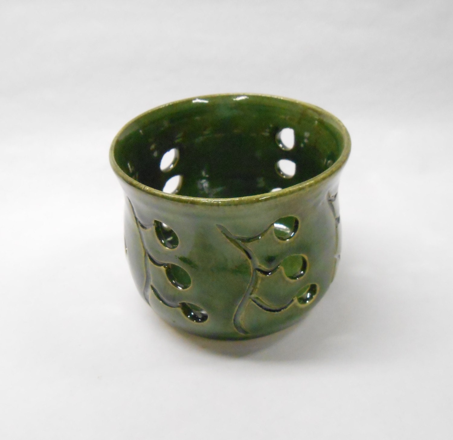Pottery Candle Holder Ceramic Candle Holder by PotteryBySaleek