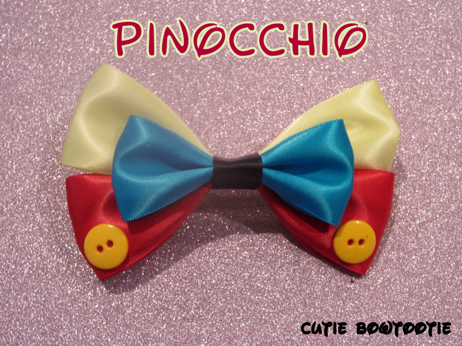 Pinocchio Hair Bow Disney Inspired