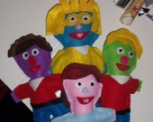 4 Sesame Street Plush Characters Little Jerry And By Toysnmoore