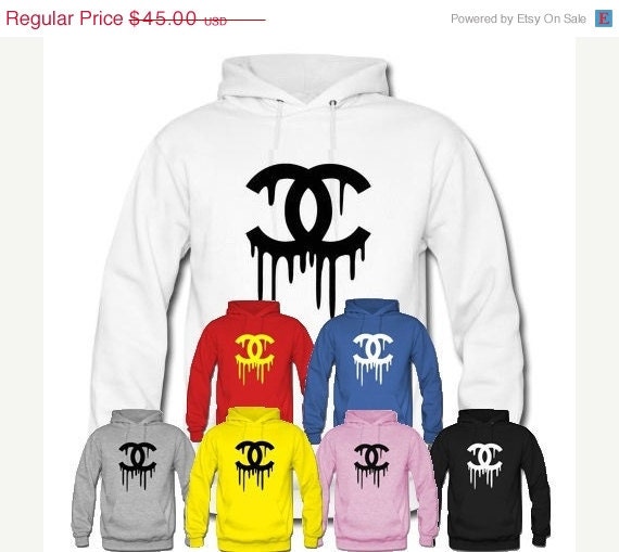 chanel drip hoodie
