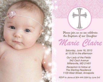 baptism invitation maker