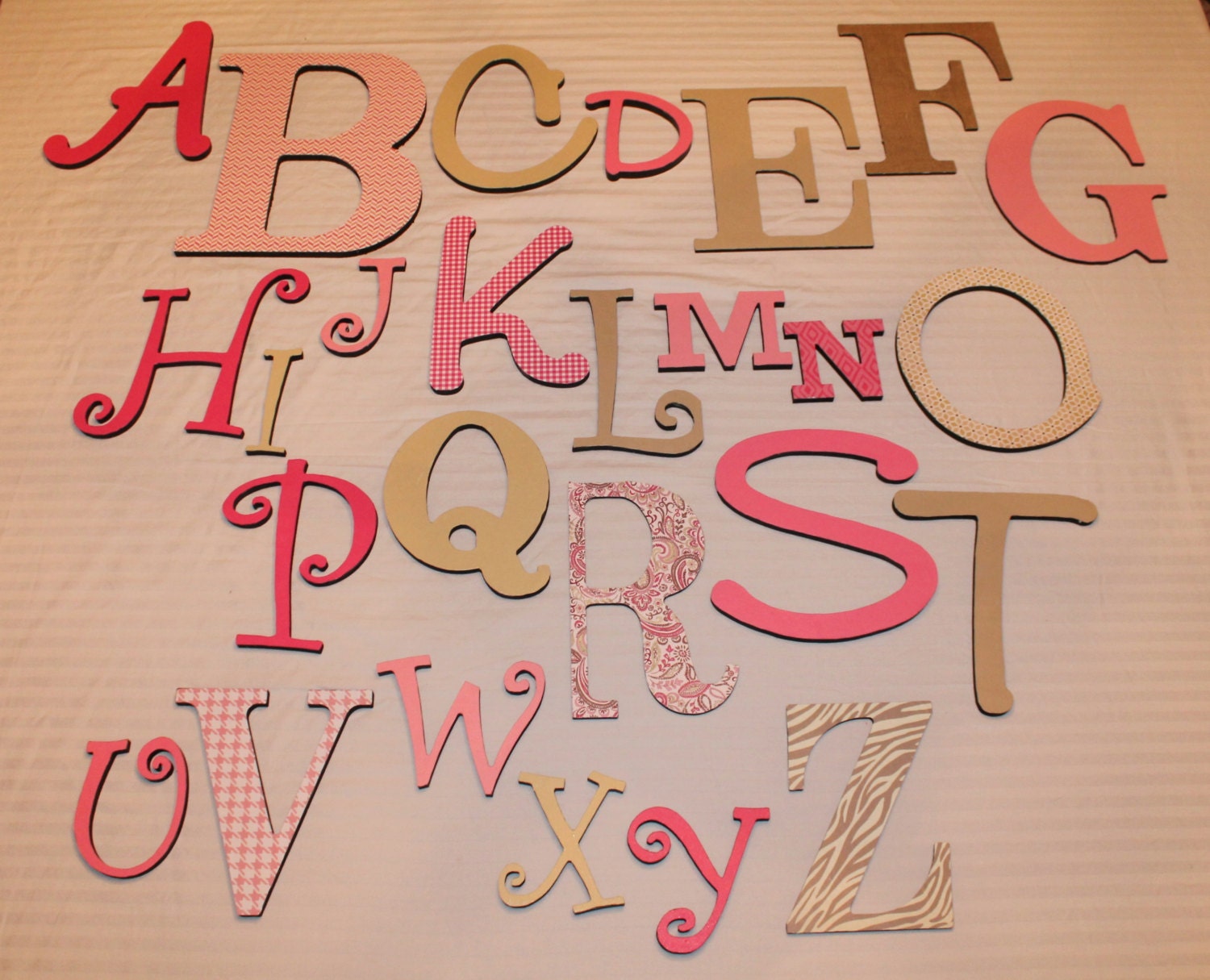 Alphabet Wall by MariPaoDesign on Etsy