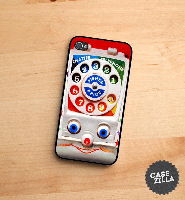 iPhone 5 Case Vintage Fisher Price Kids Toy Phone iPhone 5S Case, iPhone 4/4S Case, iPhone 5C Case - CaseZilla