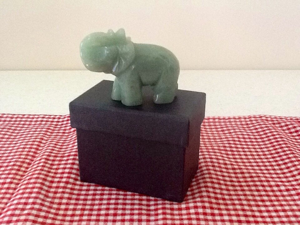 jade elephant figurine