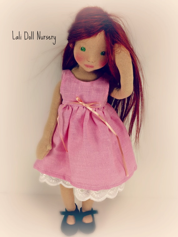 1/2 yard Doll Skin Fabric Cotton interlock waldorf by LaliDolls