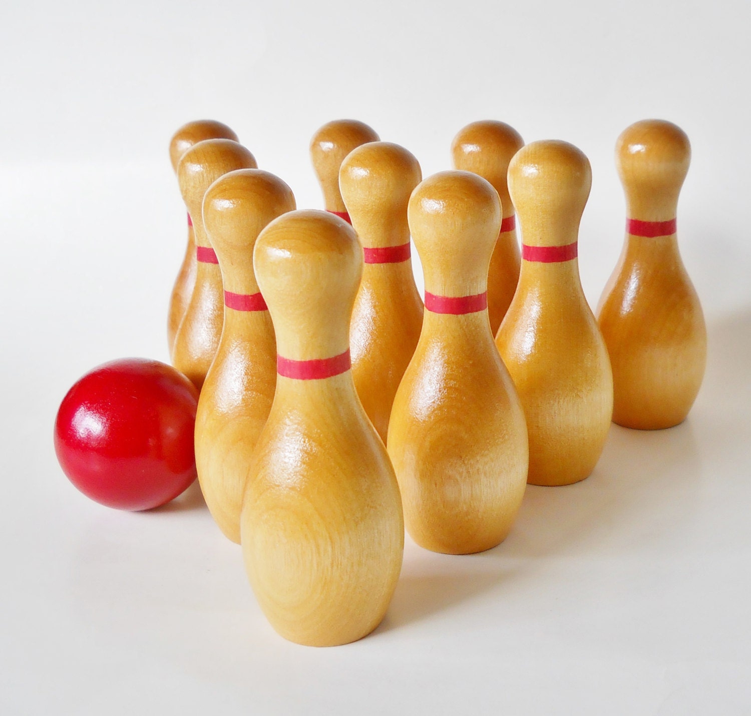 large ten pin bowling set