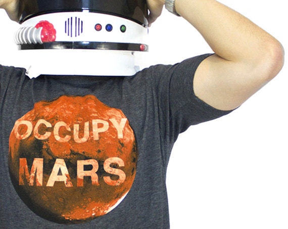 occupy mars tee shirt