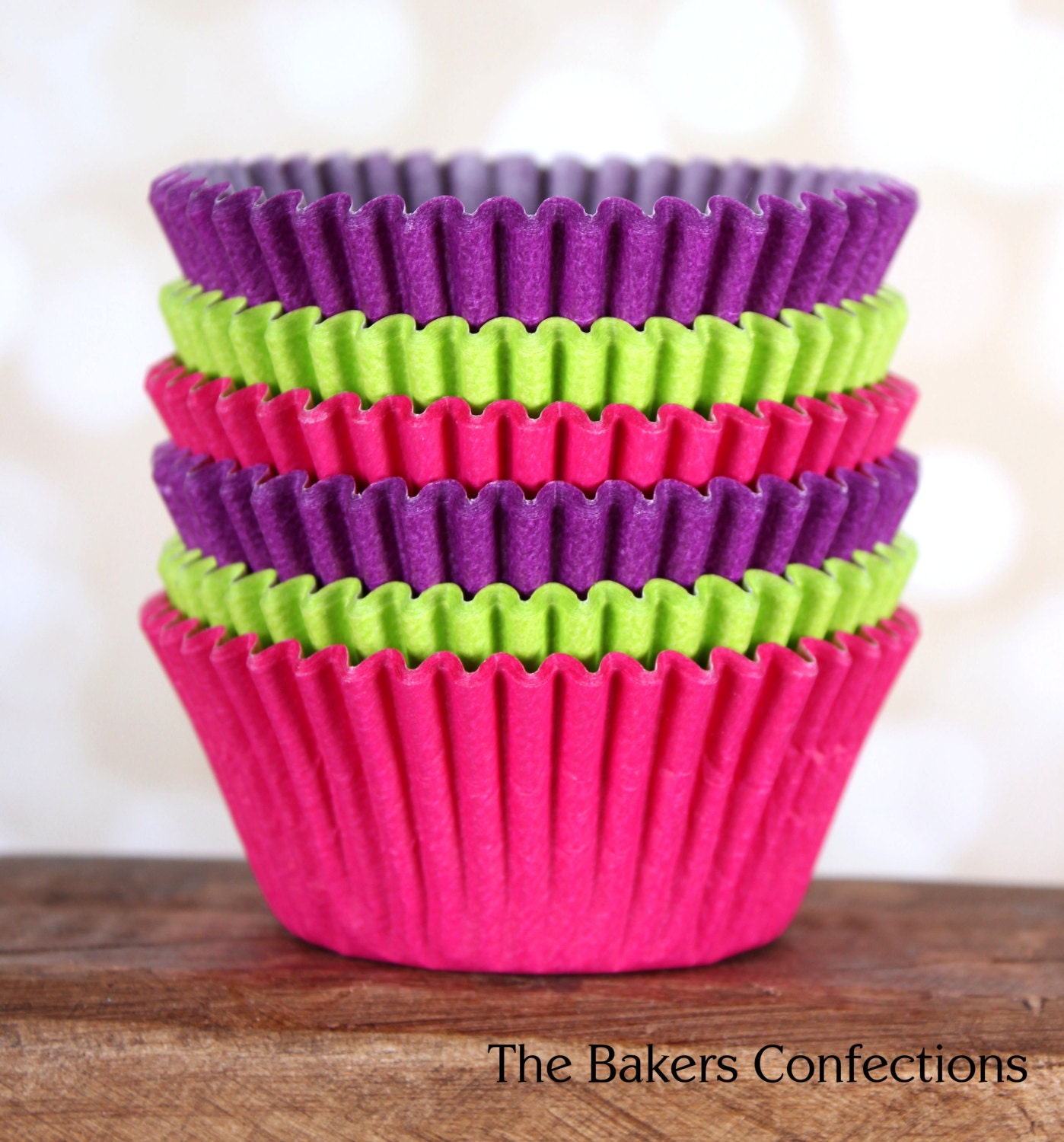 Neon Cupcake Liners. Wilton Bright Standard Cupcake Liners, 300Count.