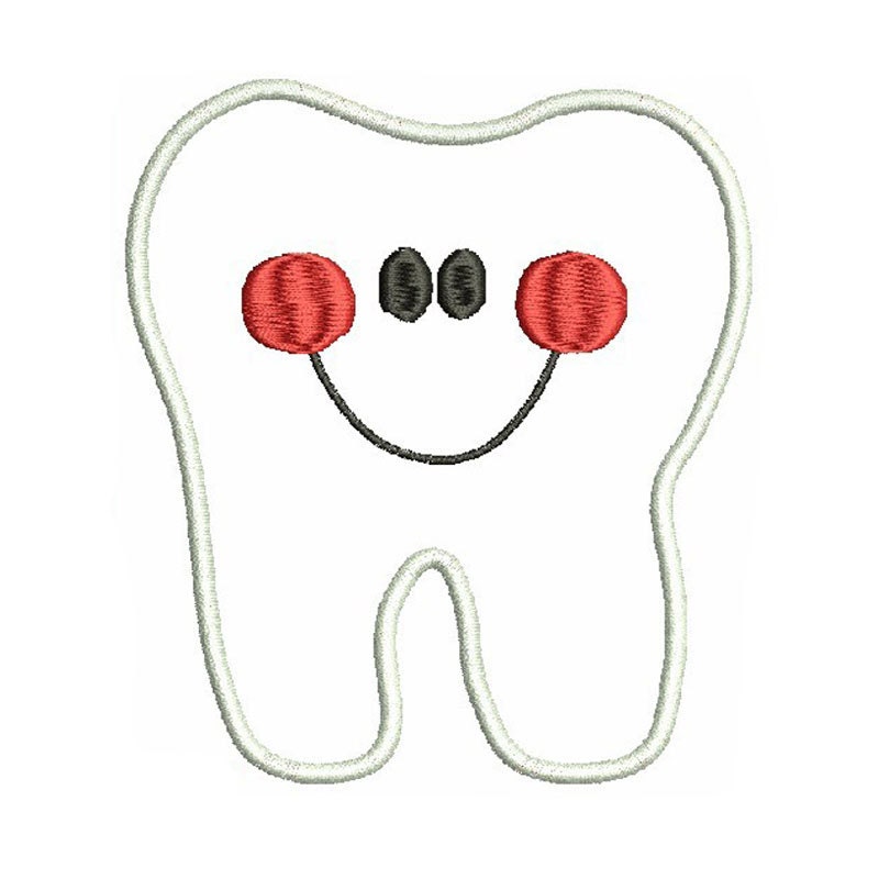 Tooth embroidery design tooth appliqu 4x4 by mysewcuteboutique Tooth embroidery design tooth appliqu 4x4 by mysewcuteboutique