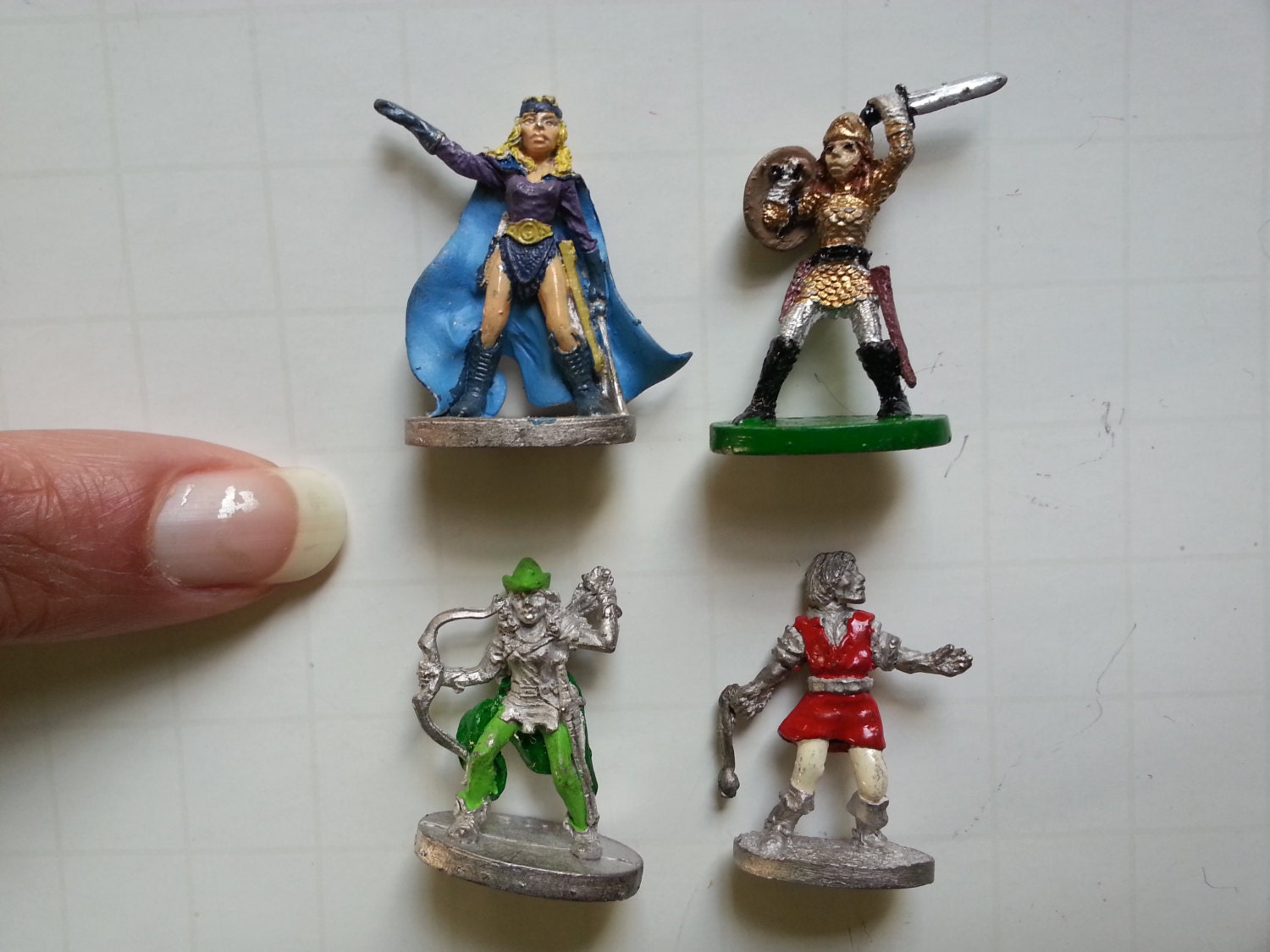 dungeons and dragons pewter figurines