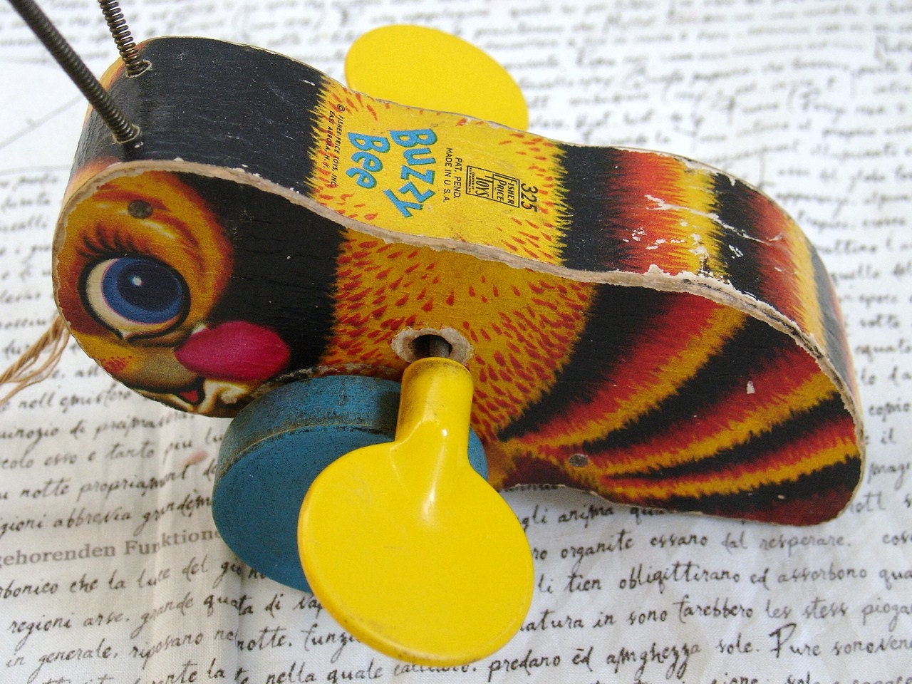vintage buzzy bee toy