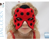 Ladybug Mask PATTERN PDF.  One Size Fits Most.  Instant Download. - EbonyShae