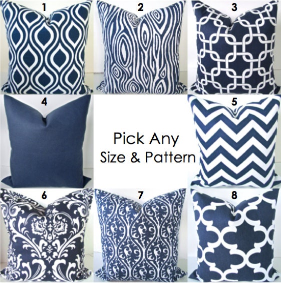 Throw Pillows MIX & MATCH ANY Size Pattern by SayItWithPillows