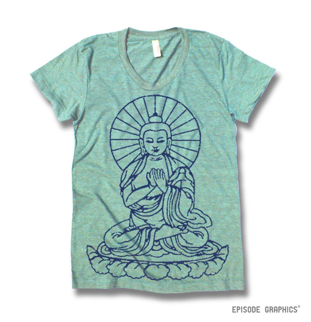 buddha print shirt