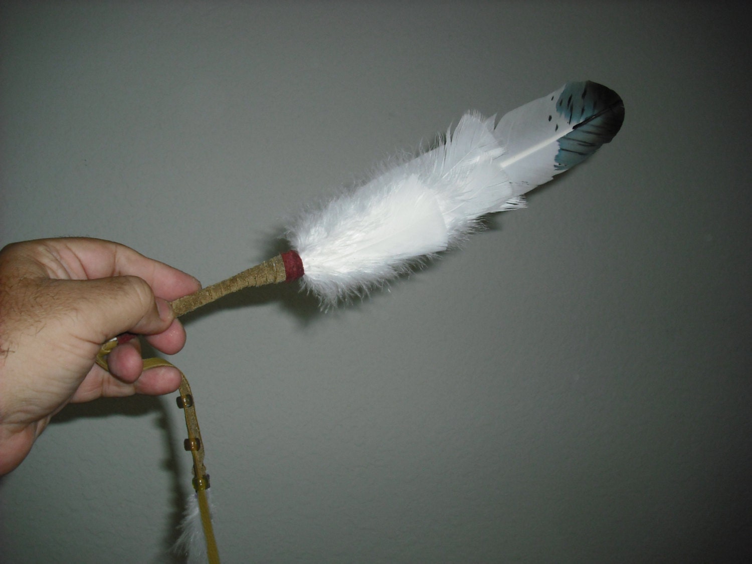 Imitation Eagle Feather used for Smudging or by AquarianAgeThings
