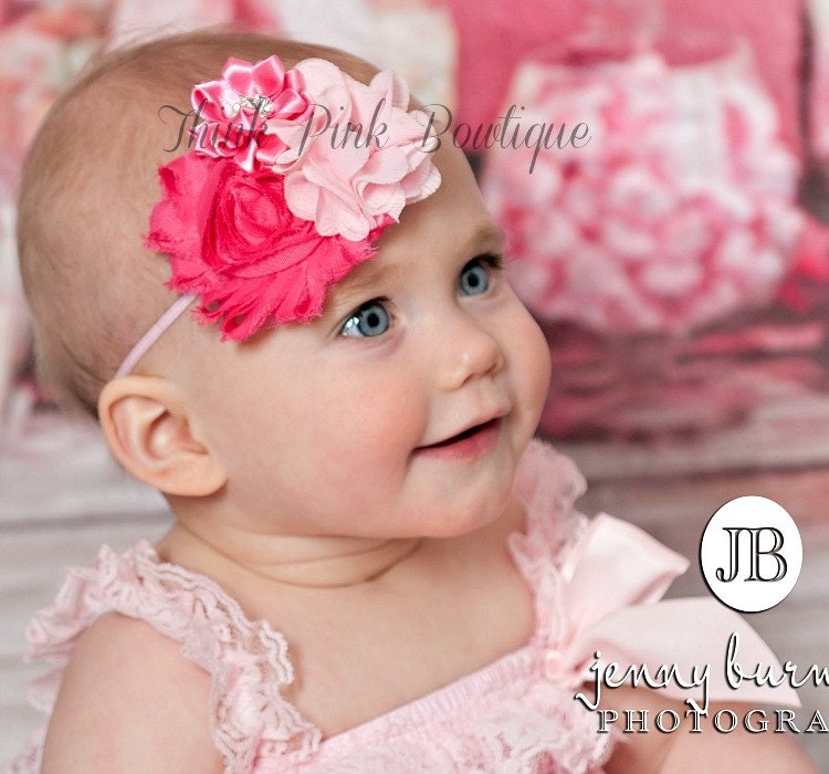 355 New baby headbands etsy 826 Baby Headbands, Pink Baby Headband,pink headband,baby headband   