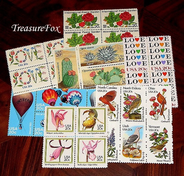 ONE More OUNCE .. 30 Vintage Unused US 22 cent by TreasureFox