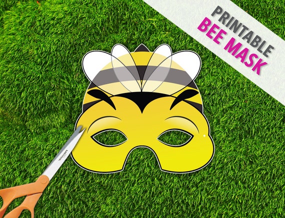 bee-mask-printable-mask-photo-prop-bug-mask-by-therasilisk