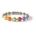 Beaded Magnetic Hematite Bracelet with Primary Colors, Magnetic Bracelet, Healing Bracelet, Good Health Bracelet, Arthritis Bracelet