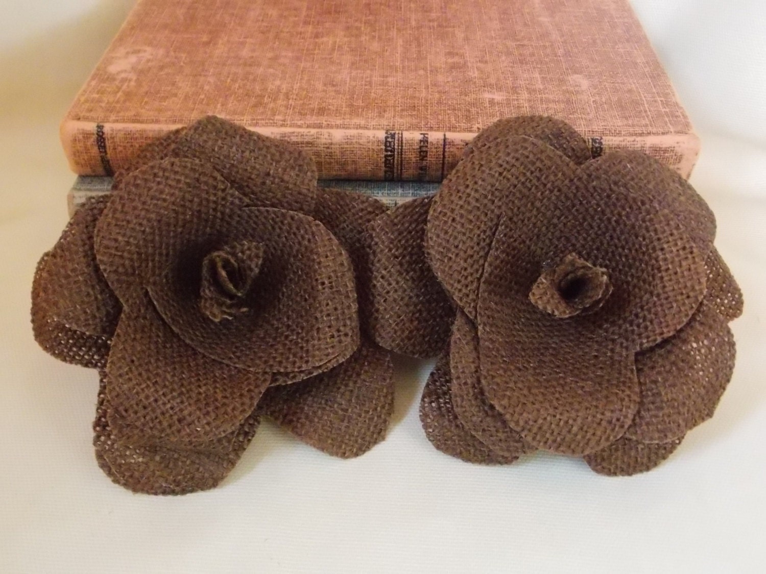 Burlap Wholesale Flowers Table Decoration Decor Country Shabby Chic Rustic Decor Home Decoration Brown Flowers Autumn Fall Decoration