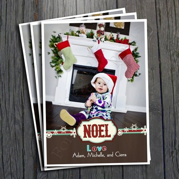 Photo Christmas Card - Holiday Card Il_570xn