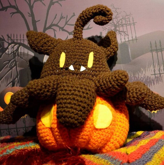 Pokemon Pumpkaboo Amigurumi Crochet PATTERN by WordsofWisdomNH