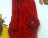 PDF KNITTING PATTERN Knitted cable headband with Irish rose in english, instant download via etsy